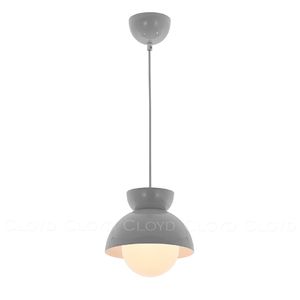 Подвесной светильник Cloyd ERMA-A P1 / Ø20 см - серый (арт.11338) - фото, цена, описание, характеристики