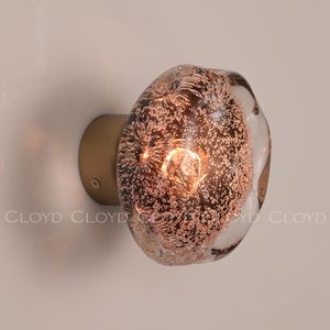 Бра Cloyd VOCAL W1 / латунь - розовое стекло (арт.20365) - фото, цена, описание, характеристики