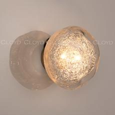 Бра Cloyd VOCAL W1 / латунь - прозрачн. стекло (арт.20366) - фото, цена, описание, характеристики