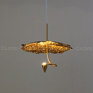 Подвесной светильник Cloyd KIRIBATI P1 / Ø20 см - латунь (арт.11374) - фото, цена, описание, характеристики