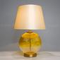 Настольная лампа Cloyd ZUCCHINI T1 / выс. 54 см - латунь - янтарное стекло (арт.30115) - фото, цена, описание, характеристики