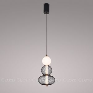 Подвесной светильник Cloyd SUPERNOVA-B P1 / выс. 41 см - черный/золото (арт.11484) - фото, цена, описание, характеристики