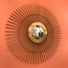 Зеркало Cloyd AHAU Mirror / Ø46 см - латунь (арт.50155) - фото, цена, описание, характеристики