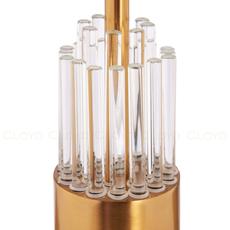 Настольная лампа Cloyd MERROW-B T1 / выс. 71 см / белый абажур - латунь (арт.30079) - фото, цена, описание, характеристики