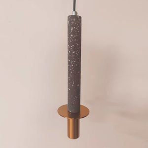 Подвесной светильник Cloyd CLARNET P1 / выс. 38 см - сер.камень (арт.10452) - фото, цена, описание, характеристики
