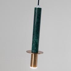 Подвесной светильник Cloyd CLARNET P1 / выс. 36 см - зелен.камень (арт.10932) - фото, цена, описание, характеристики
