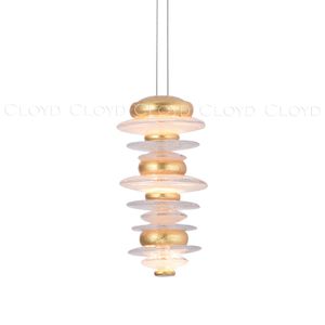 Подвесной светильник Cloyd GEFEST P3 / Ø15 см - золото сусальн. (арт.10389) - фото, цена, описание, характеристики