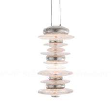 Подвесной светильник Cloyd GEFEST P3 / выс. 29 см - серебро сусальн. (арт.11186) - фото, цена, описание, характеристики
