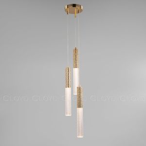 Подвесной светильник Cloyd FAGOTT P3 / выс. 150 см - золото (арт.10414) - фото, цена, описание, характеристики