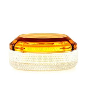 Шкатулка Cloyd CHASSE Box / шир. 13 см - желт. стекло (арт.50018) - фото, цена, описание, характеристики