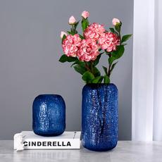 Ваза Cloyd KOWO Vase / выс. 27 см - синее стекло (арт.50020) - фото, цена, описание, характеристики