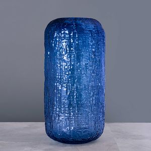 Ваза Cloyd KOWO Vase / выс. 34 см - синее стекло (арт.50021) - фото, цена, описание, характеристики
