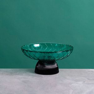 Ваза Cloyd MESO Vase / Ø20 см - зелен. стекло (арт.50022) - фото, цена, описание, характеристики