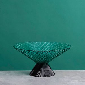 Ваза Cloyd MESO Vase / Ø25 см - зелен. стекло (арт.50023) - фото, цена, описание, характеристики
