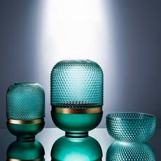 Ваза Cloyd DOTT Vase / выс. 10 см - зелен. стекло (арт.50031) - фото, цена, описание, характеристики