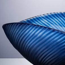 Ваза Cloyd MUSSEL Vase / выс. 12 см - синее стекло (арт.50034) - фото, цена, описание, характеристики