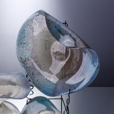 Ваза Cloyd BOYOMA Vase / шир. 46 см - сер. стекло (арт.50035) - фото, цена, описание, характеристики