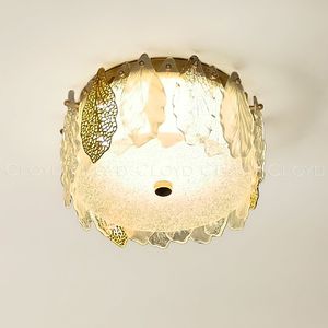 Потолочный светильник Cloyd SENEGAL FM1 / Ø38 см - с золот. листьями (арт.11174) - фото, цена, описание, характеристики