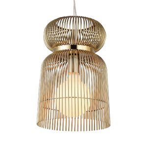 Подвесной светильник Cloyd BASKETRY P1 / Ø25 см - золото (арт.10344) - фото, цена, описание, характеристики