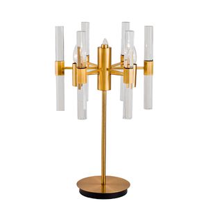 Настольная лампа Cloyd BRISBANE T3 / выс. 61 см - золото (арт.30060) - фото, цена, описание, характеристики